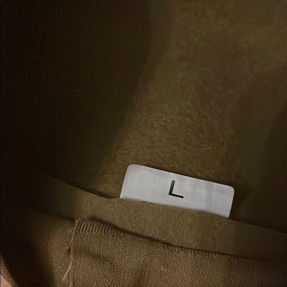 Khaki Wool Felt Flat Cap Newsboy Hat Mens Size Large WPL 10888 - Picture 10 of 12